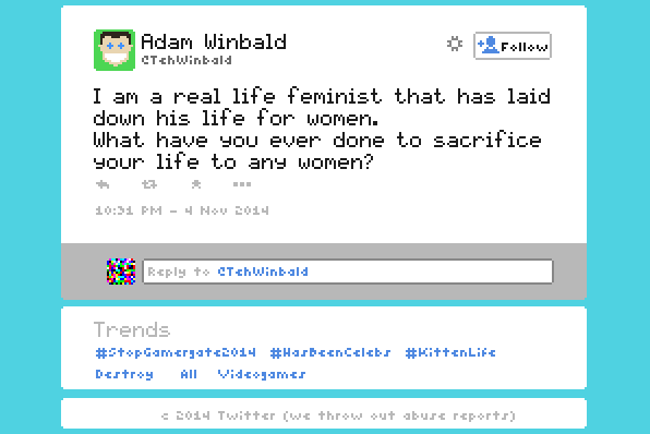 Screenshot of Adam Winbald Presents: How to Feminism