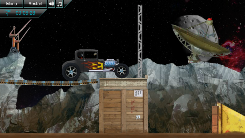 Screenshot of Outer Space Hot Rod